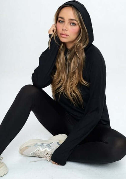 Cropped Performance Hoodie