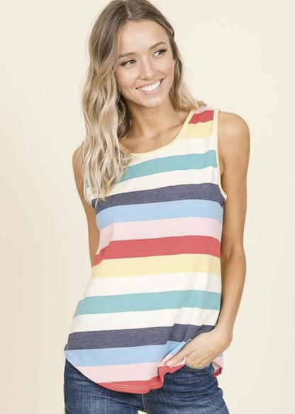 A Retro Vibe Summer Tank Top Made in USA
