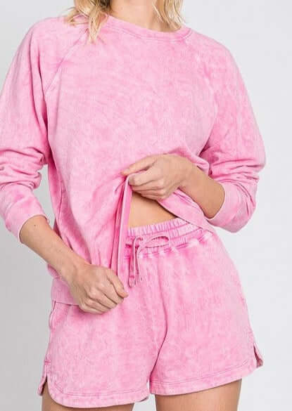 All American Mineral Washed French Terry Shorts