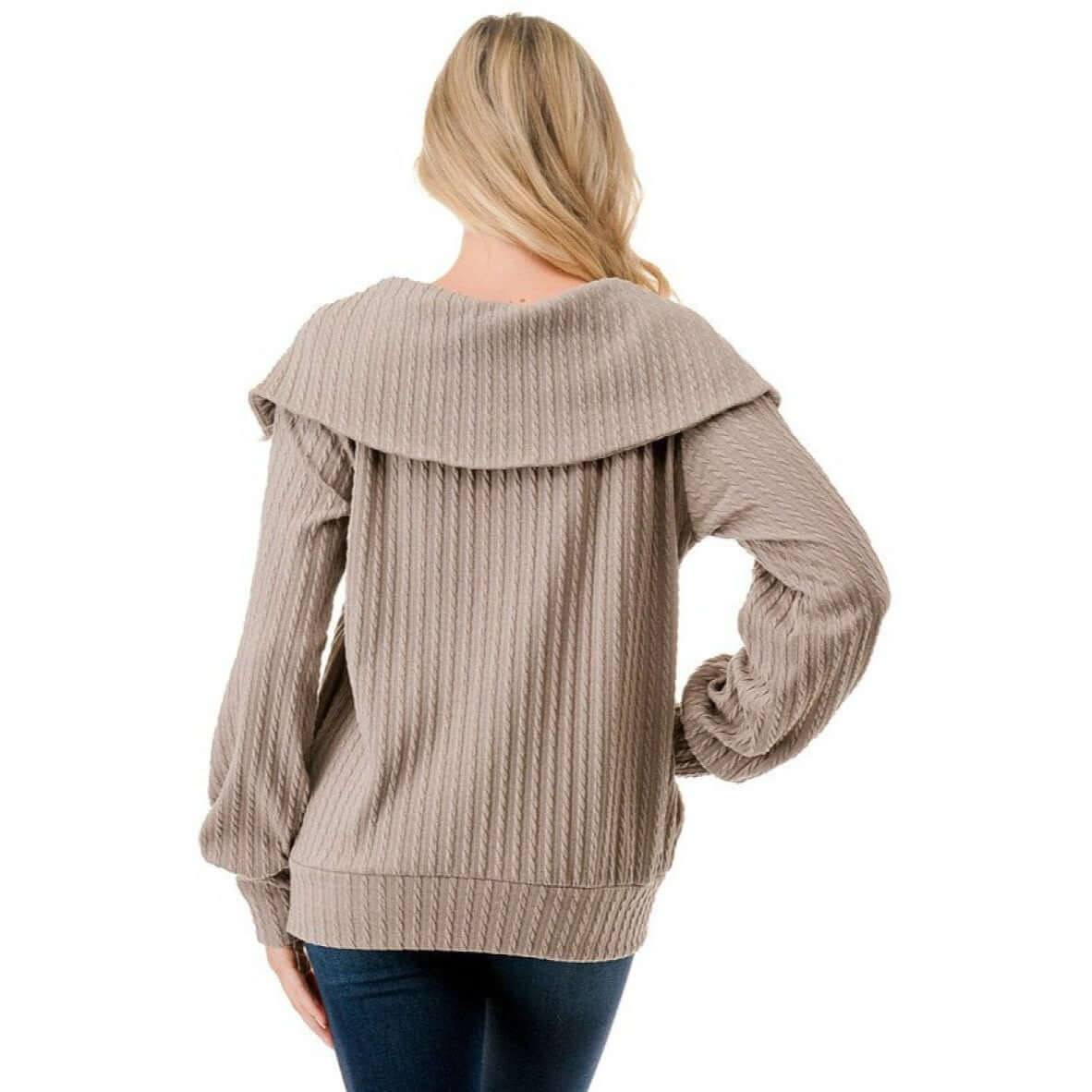 Walk in the Park Cable Knit Jacket Made in USA