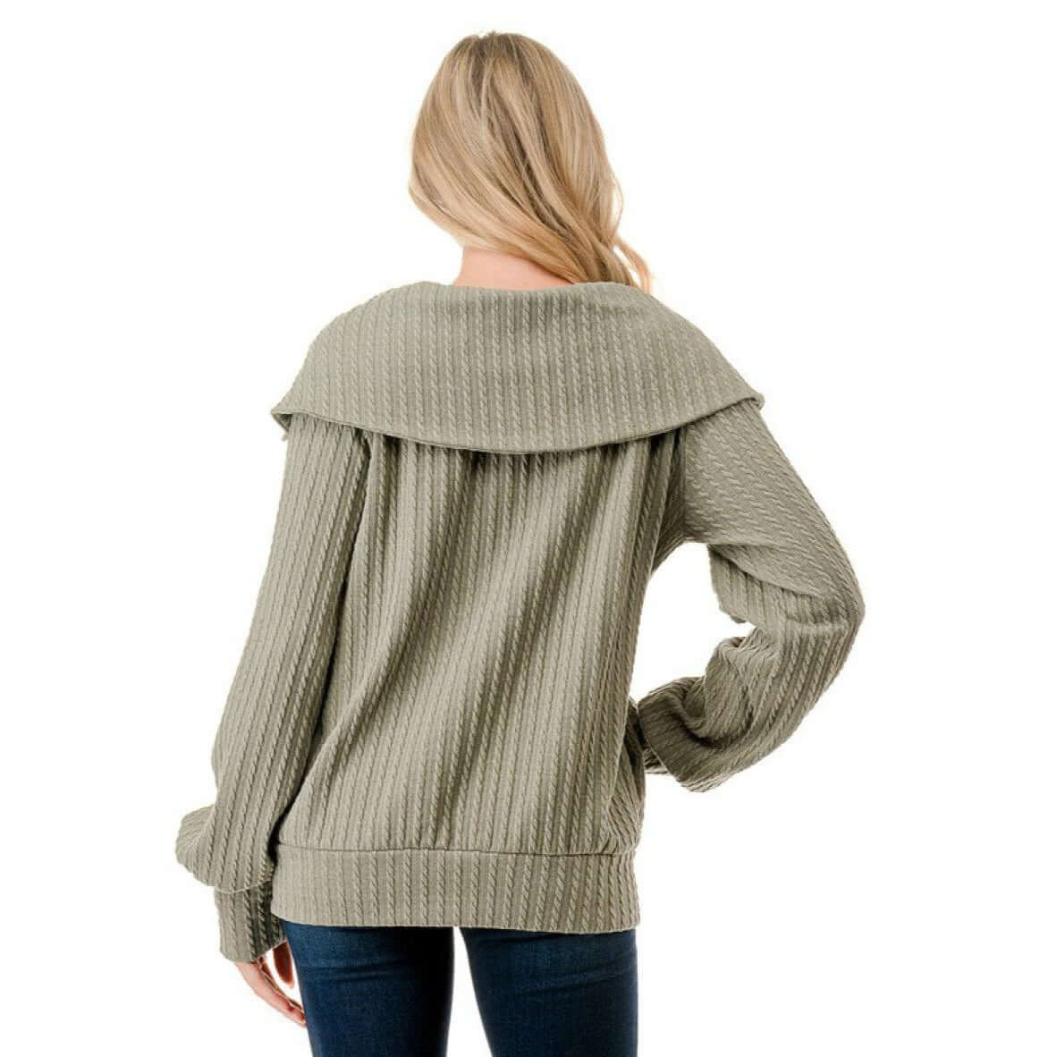 Walk in the Park Cable Knit Jacket Made in USA