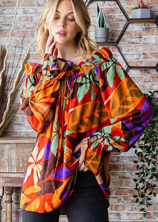Fall in Paradise Versatile Top