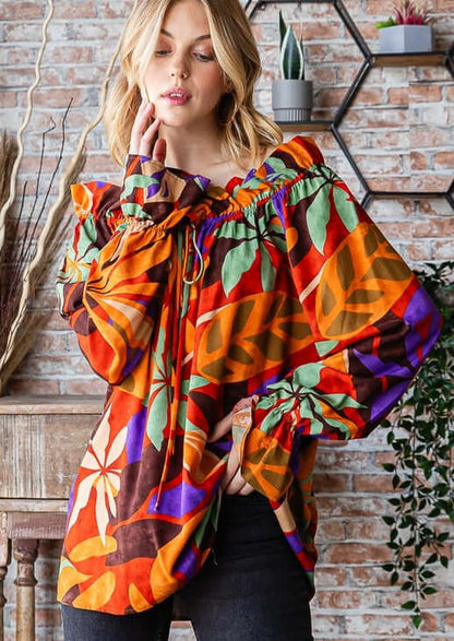 Fall in Paradise Versatile Top