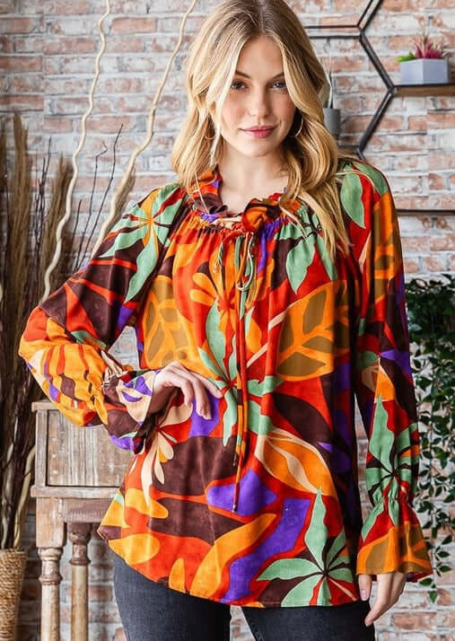 Fall in Paradise Versatile Top