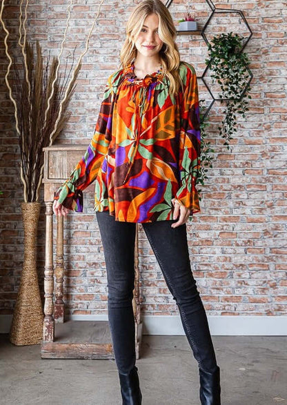 Fall in Paradise Versatile Top