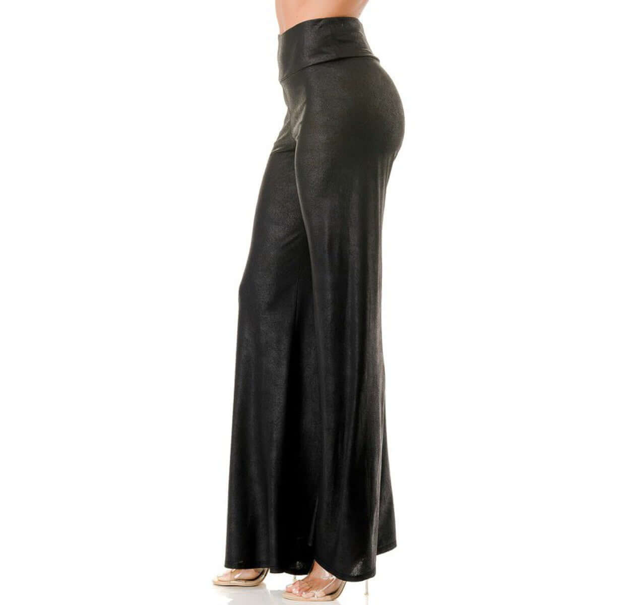 Faux Leather Flares Made in USA