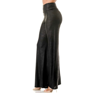 Faux Leather Flares Made in USA