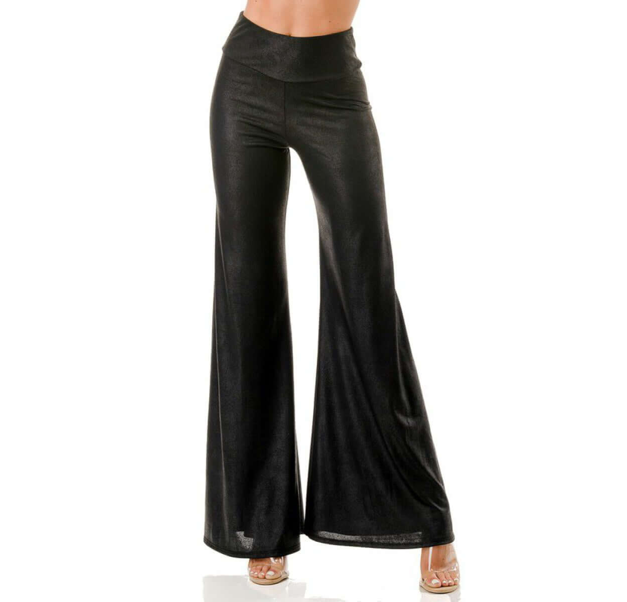 Faux Leather Flares Made in USA
