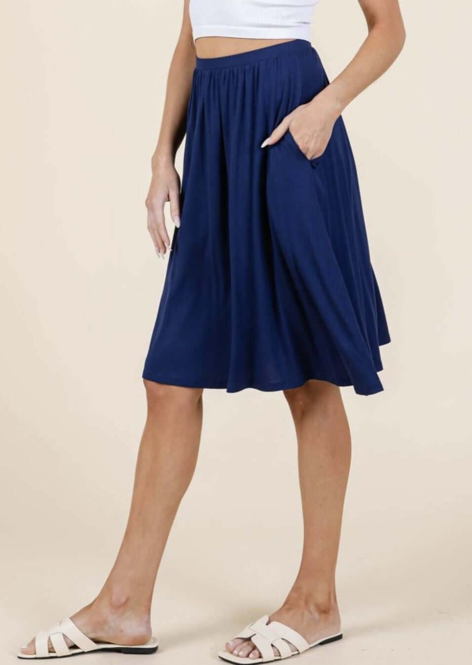 A Casual Fit Skirt Made in USA