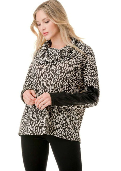 Stylish Cowl Neck Top Made in USA