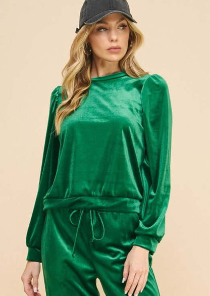 Glam Velour Track Suit