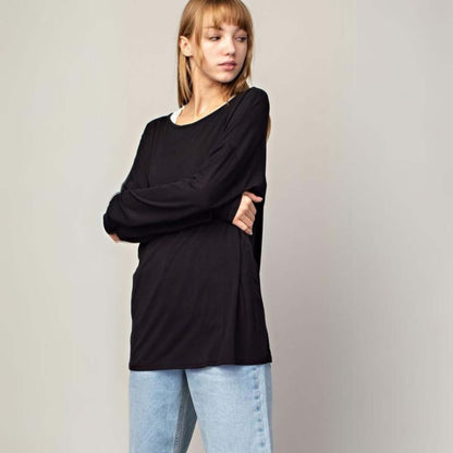 Bamboo Back Drop Top Made in USA