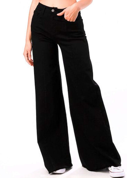 High Waist Flare Leg Denim Jeans