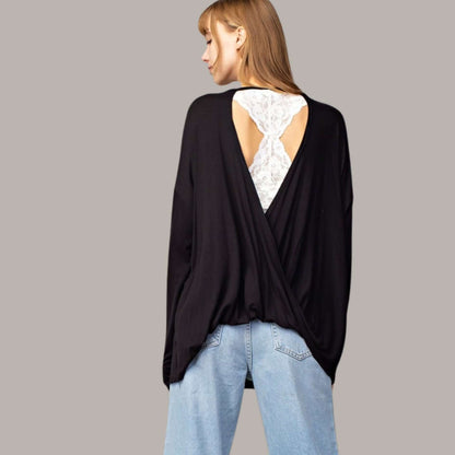 Bamboo Back Drop Top Made in USA