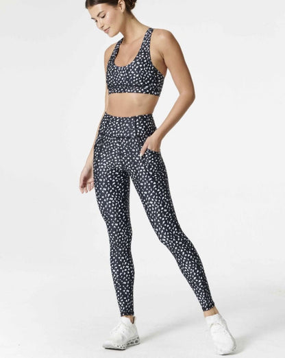 Printed Yoga Leggings with Pockets Made in USA