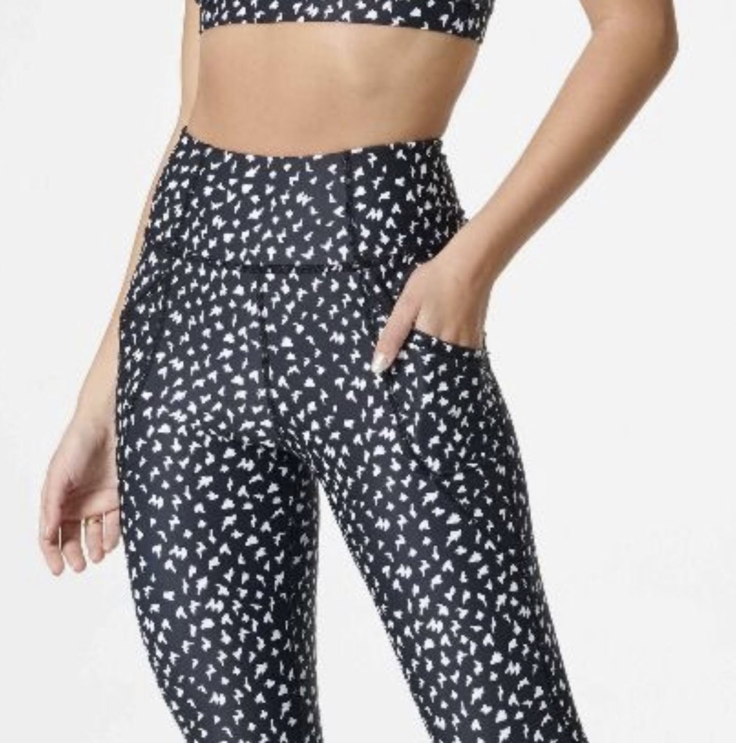 Printed Yoga Leggings with Pockets Made in USA