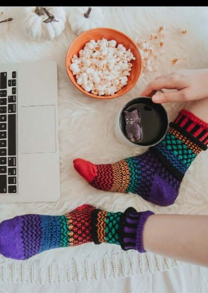 GEMSTONE Knitted Crew Socks Made in USA