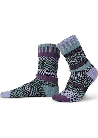 WISTERIA Knitted Crew Socks Made in USA