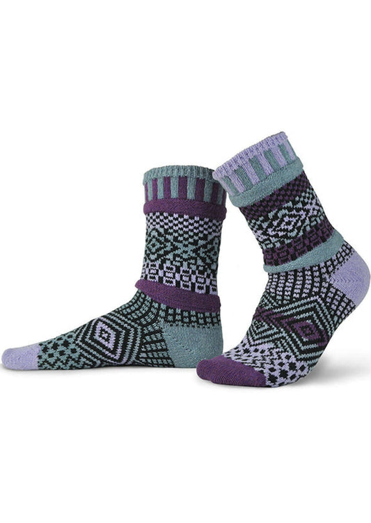 WISTERIA Knitted Crew Socks Made in USA