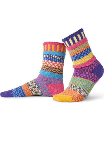 SUNNY Knitted Crew Socks Made in USA