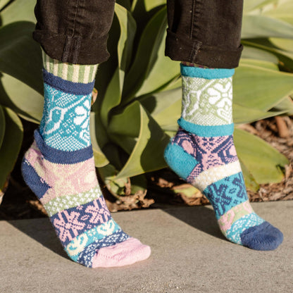 HUMMINGBIRD Knitted Crew Socks Made in USA