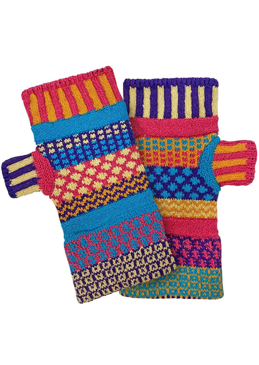SUNNY Knitted Fingerless Gloves By Solmate Made in USA