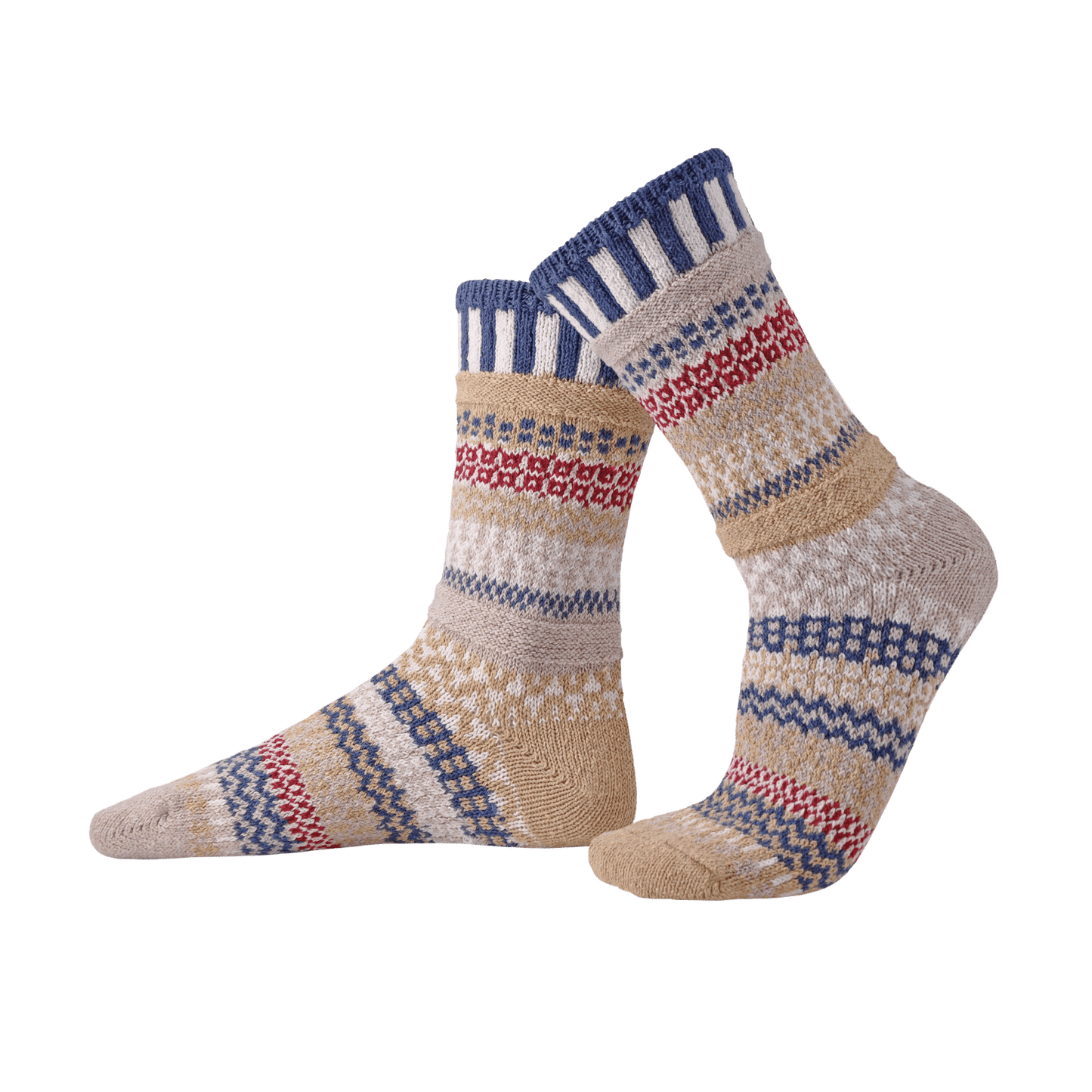 BATEAU MOUCHE Knitted Crew Socks Made in USA by Solmate
