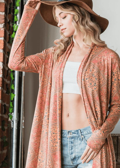 Willow Bohemian Vibes Long Cardigan Bucket List