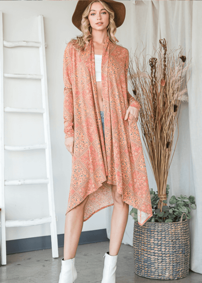 Willow Bohemian Vibes Long Cardigan Bucket List