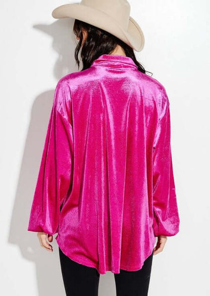 Fuchsia Glam Shacket