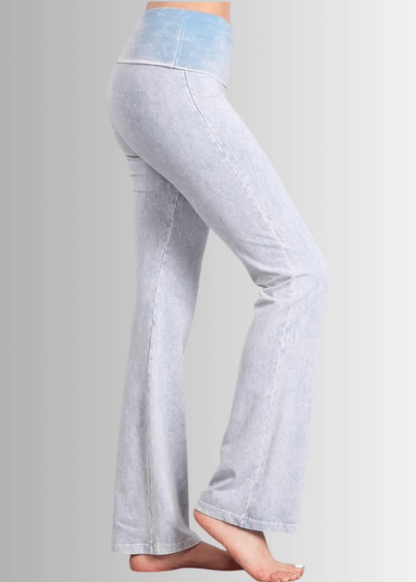 Bootcut Flare Mineral Washed Jeggings Made in USA