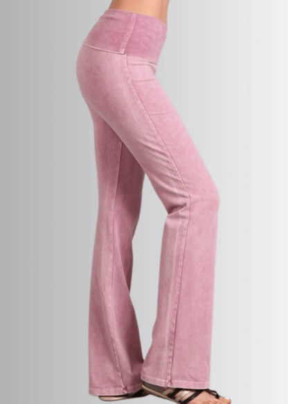 Bootcut Flare Mineral Washed Jeggings Made in USA