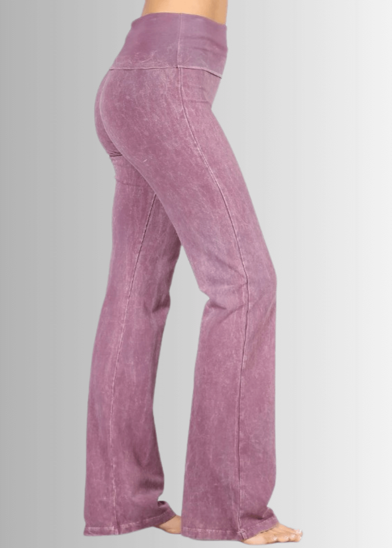 Bootcut Flare Mineral Washed Jeggings Made in USA