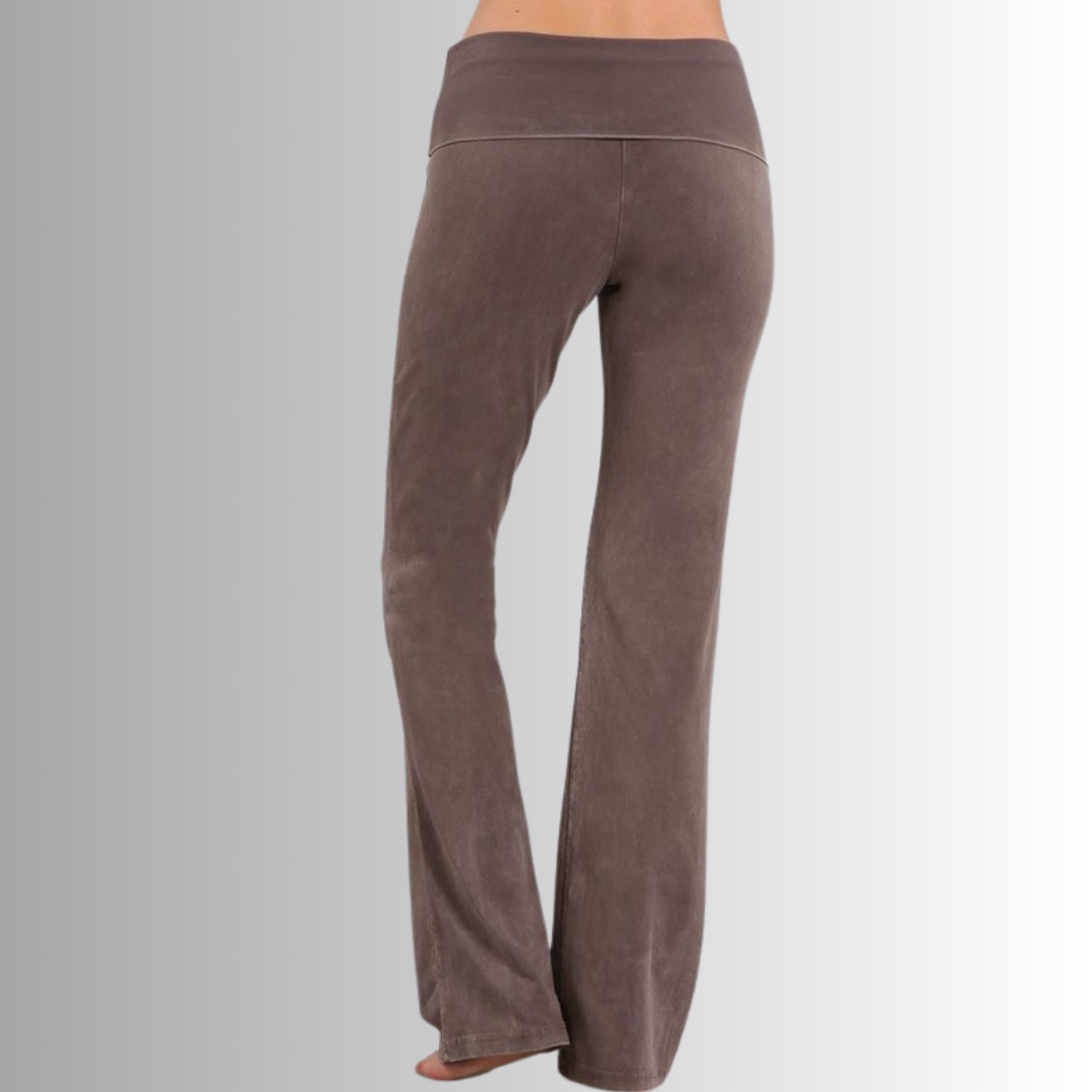 Bootcut Flare Mineral Washed Jeggings Made in USA