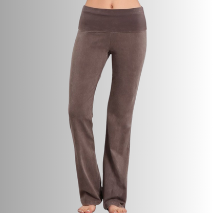 Bootcut Flare Mineral Washed Jeggings Made in USA