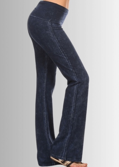 Bootcut Flare Mineral Washed Jeggings Made in USA