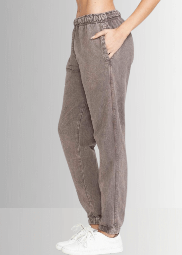 All Day French Terry Pocket Joggers Dark Ash Grey