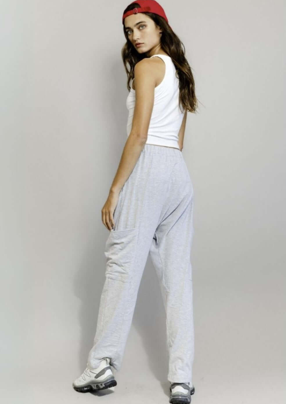 Bucket List Patch Pocket Baggy Pants