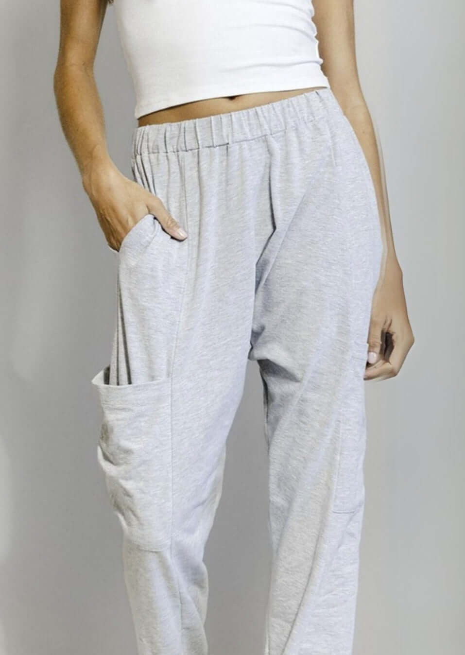 Bucket List Patch Pocket Baggy Pants