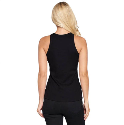 Essentials Racer Back Ribbed Knit Tank Top