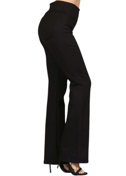 Bootcut Ponte Pants Plus Size