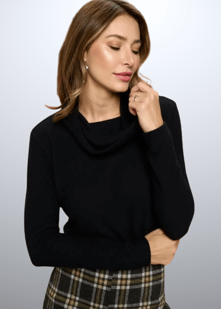 Luxury Feel Cowl Neck Sweater