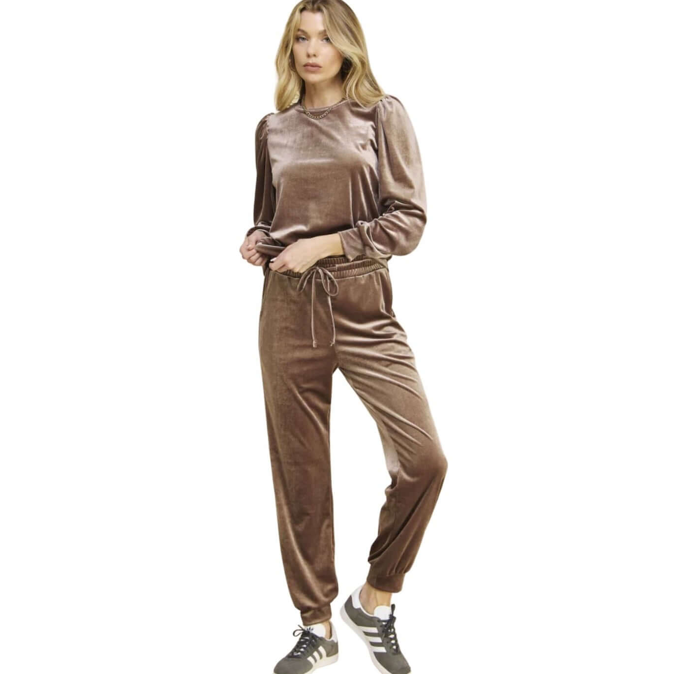 Glam Velour Track Suit