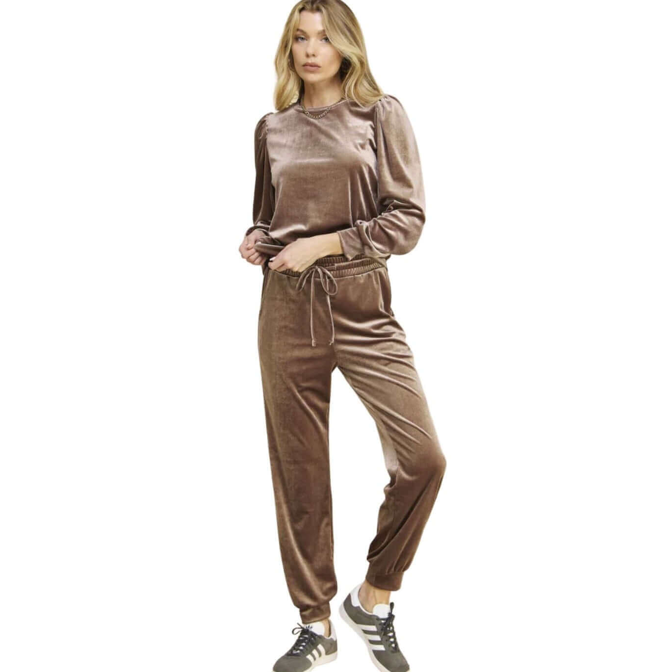 Glam Velour Track Suit