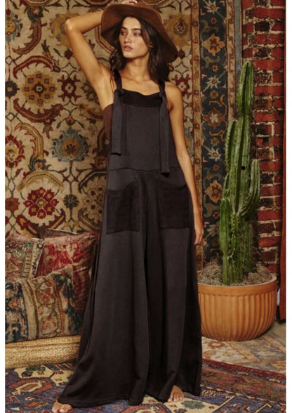 French Terry Slouchy Overall Jumpsuit Made in USA
