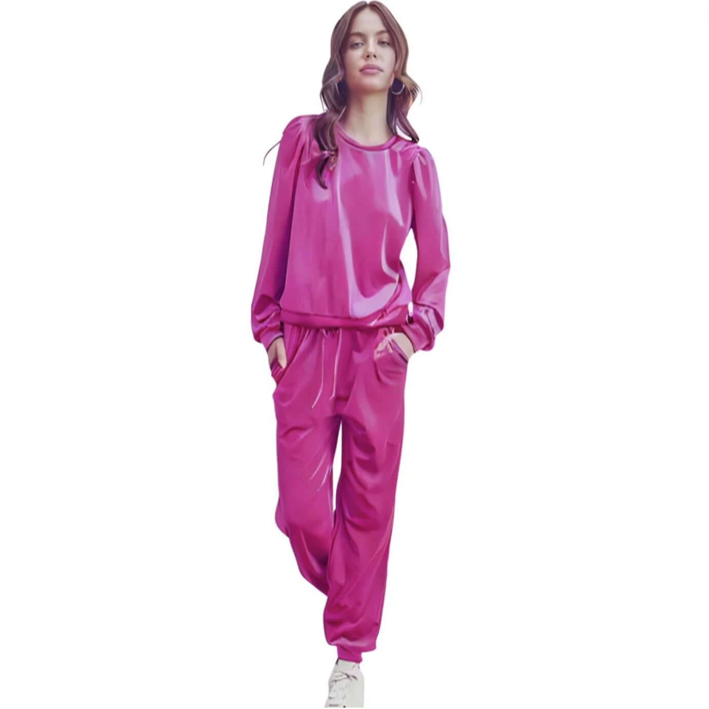 Glam Velour Track Suit