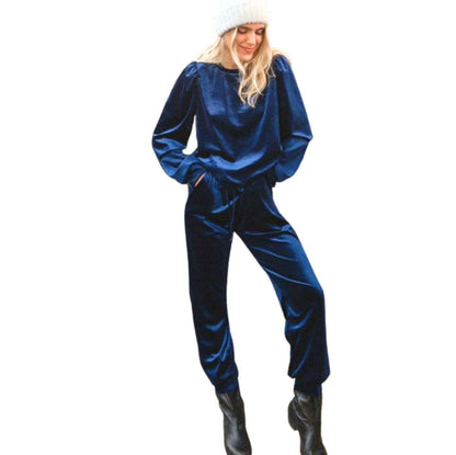 Glam Velour Track Suit