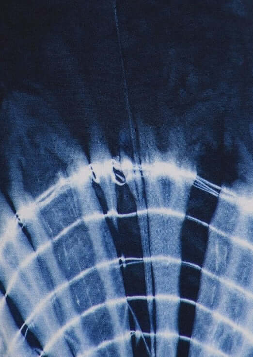 Nautical Navy Tie Dye Palazzo Pants Made in USA