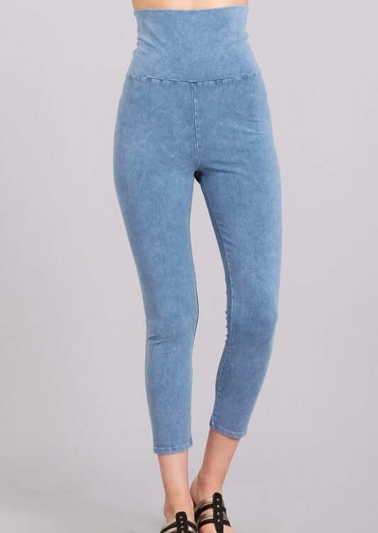 Easy Fit USA Cotton Capri Leggings Made in USA