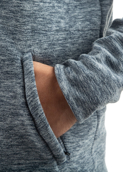 Polar Fleece Long Sleeve Pocketed Hoodie